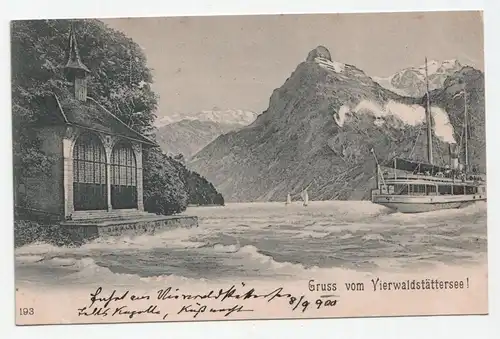 Gruss vom Vierwaldstättersee! jahr 1900