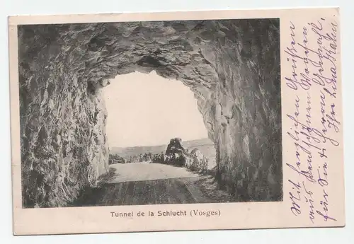 Tunnel de la Schlucht (Vosges). jahr 1904