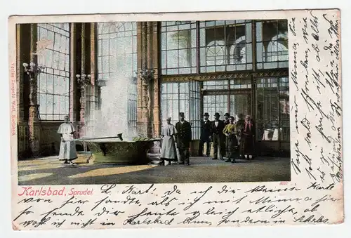 Karlsbad, Sprudel.