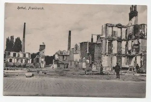 Rethel, Frankreich. jahr 1917 // Feldpost
