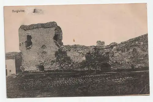 Burgruine. jahr 1916 // Feldpost