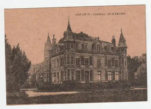 Wavrin - Chateau de la Vallee. jahr 1915