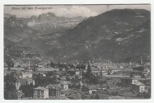 Bozen mit dem Rosengarten. jahr 1906