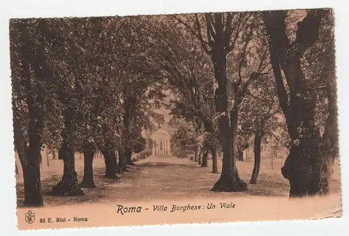 Roma - Villa Borghese: Un Viale
