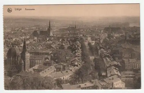 Liege. Panorama. jahr 1917 // Feldpost