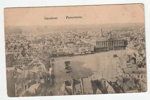 Cambrai. Panorama. jahr 1917 // Feldpost