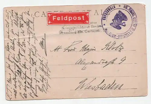 Monetier-Les-Bains. Altitude 1470 metres. Dans le fond Vallon du Tabuc, Feldpost