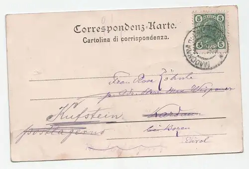 Fulmini di Brenta Campanile Alto e Basso. jahr 1907