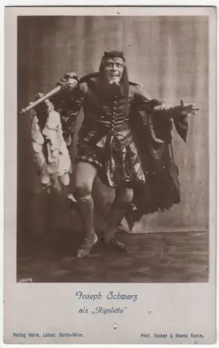 Joseph Schwarz als Rigoletto