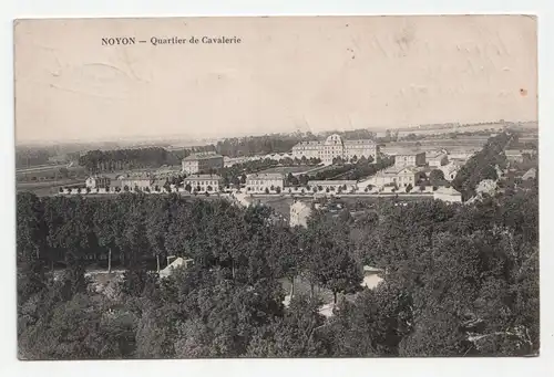 Noyon - Quartier de Cavalerie. an 1914 // Feldpost
