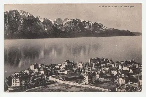 Montreux et les alpes. jahr 1913