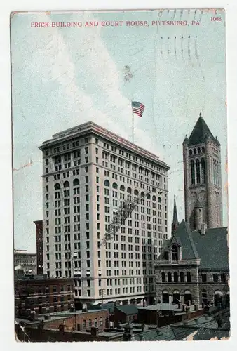 Frick building and court house, Pittsburg, PA. year 1908