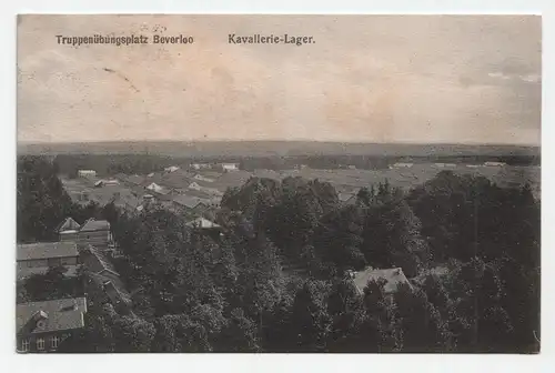 Truppenübungsplatz Beverloo. Kavallerie-Lager. 1915 // Feldpost