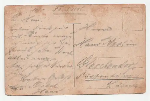 Die Winterschlacht in Ostpreußen. // Feldpost