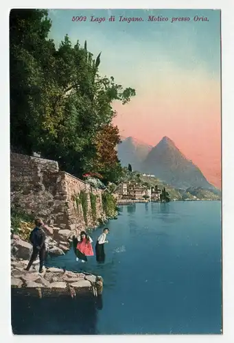 Lago di Lugano. Motivo presso Oria.