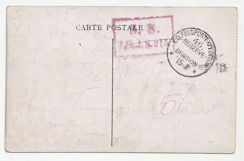 Ypres, Nieuwerk. jahr 1915 // Feldpost