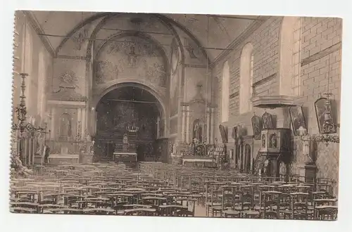 Meenen. St. Franciscuskerk al binnen. jahr 1916 // Feldpost.