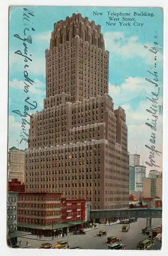New Telephone Building. West Street. New York City.