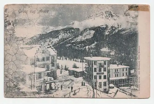 Gruss aus Arosa. Schweiz. 