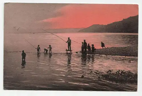 Bords du Lac Leman. an 1909