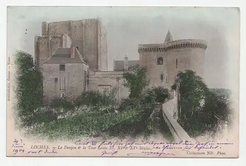 Loches. - Le Donjon la Tour Louis XI. jahr 1904