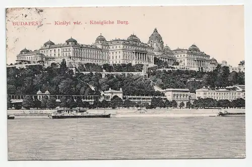Budapest. Kiralyi var. Königliche Burg. jahr 1912