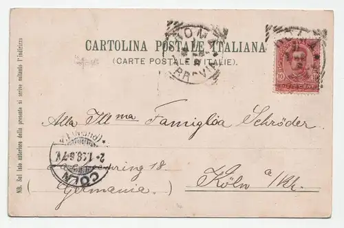 Un Saluto da Roma. Campidoglio. Castel S. Angelo. Nuova Via Appia. circa 1898