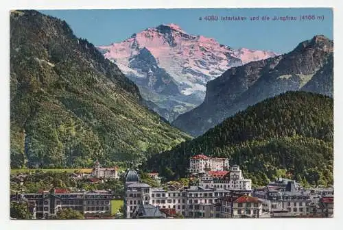 4080 Interlaken und die Jungfrau (4166 m).