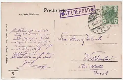 Bad Ischl gegen den Dachstein. // jahr 1908.