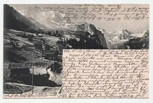 Wengen. // jahr 1902.