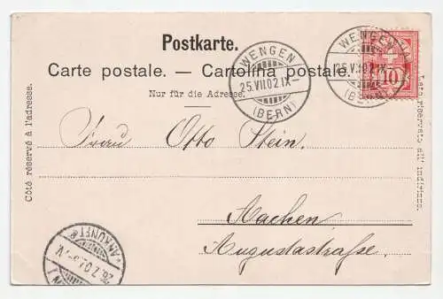 Wengen. // jahr 1902.