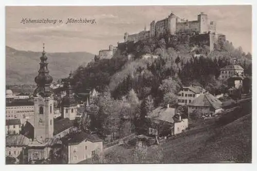 Hohensalzburg v. Mönchsberg.