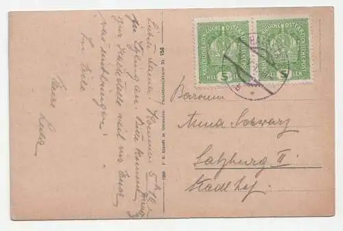 Salzkammergut. Hallstatt. Partie gegen die Lahn. jahr 1910.