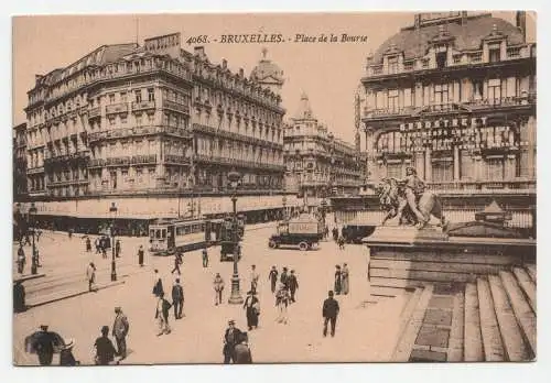 Bruxelles. Place de la Bourse.