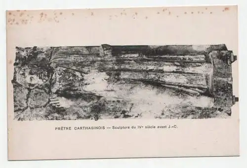 Pretre Carthaginois - Sculpture du IV siecle avant.