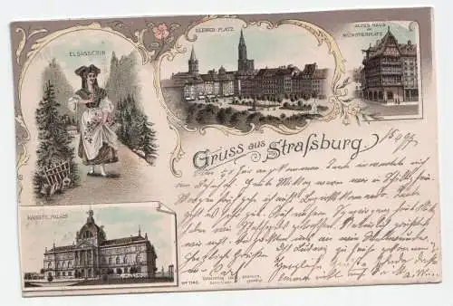 Gruss aus Strassburg. jahr 1897