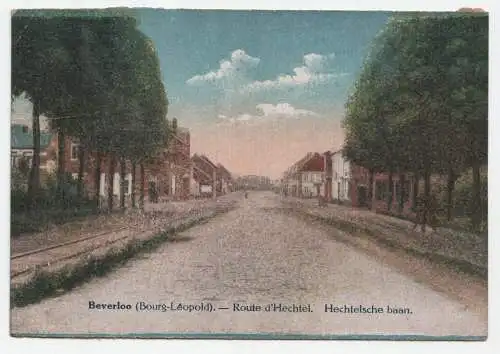 Beverloo - Route d Hechtel. Hechtelsche baan.