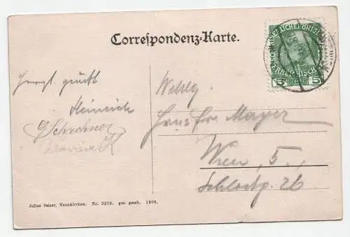 Semmering. Ruine Klamm. jahr 1908.