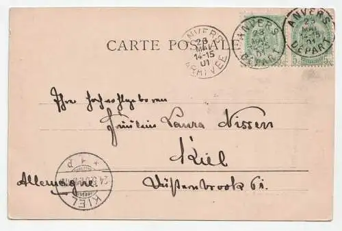 Interieur de la Bourse. Anvers. jahr 1901