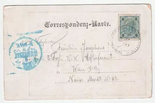 Klamm-Eingang. jahr 1900