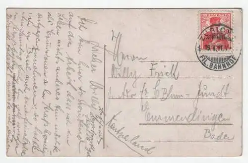 Zürich See. jahr 1911