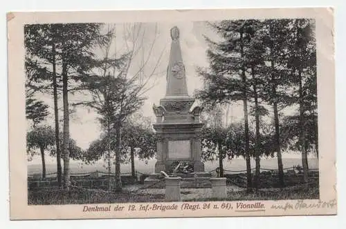 Denkmal der 12. Inf.-Brigade (Regt. 24 u. 64), Vionville