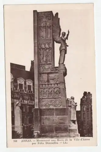 Arras. Monument aux Moris de la Ville d Arras par Felix Desruelles