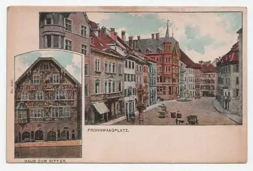 Haus zum Ritter. Frohnwaagplatz