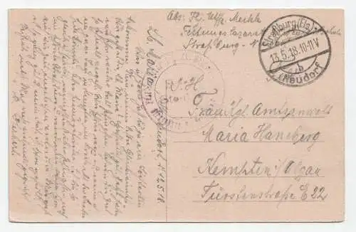 Strassburg. Universität. jahr 1918