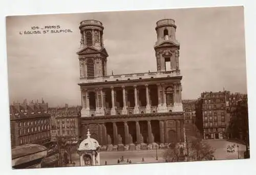 Paris. L Eglise St. Sulpice.