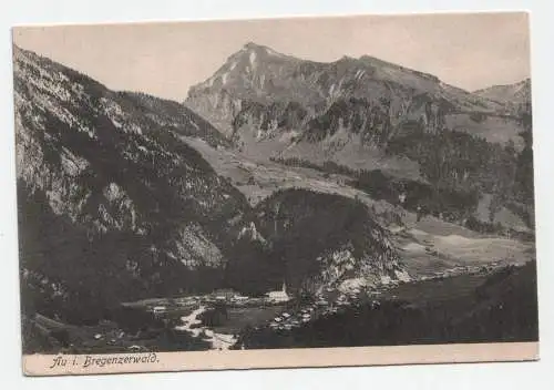 Au i. Bregenzerwald. jahr 1907