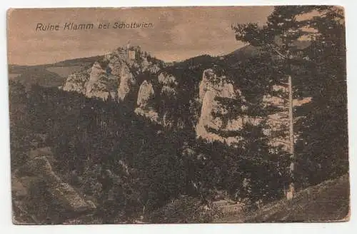 Ruine Klamm bei Schottwien.