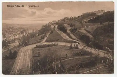 Namur Citadelle Promenades. Feldpost.