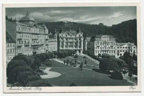 Marienbad. Goethe - Platz. Stoja.